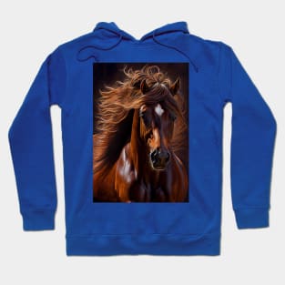 Morgan Horse - Oil paint Hoodie